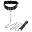 Ошейник с поводком Taboom Elegant D-Ring Collar and Chain Leash, черный - Фото №0