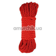 Верёвка Behave Luxury Fetish Reatrain Me Rope, красная - Фото №1