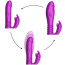 Вибратор с толчками и увеличением Boss Series 00023, фиолетовый - Фото №8