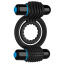 Виброкольцо для члена OptiMALE Vibrating Double C-Ring, черное - Фото №1