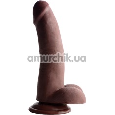 Фалоімітатор USA Cocks 8 Inch, коричневий - Фото №1