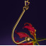 Вагинально-анальный крюк Upko Hook, золотой - Фото №3