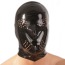 Маска Latex Maske с отверстиями, черная - Фото №0