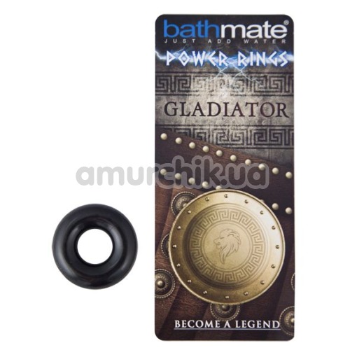 Эрекционное кольцо Bathmate Power Rings Gladiator, черное