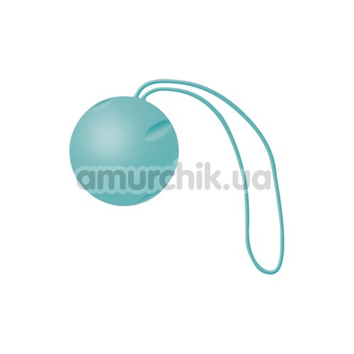 Вагинальный шарик Joyballs Single, бирюзовый - Фото №1