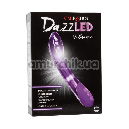Вібратор DazzLed Vibrance, фіолетовий