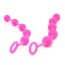 Набор анальных цепочек Posh Silicone “O” Beads, розовый - Фото №5