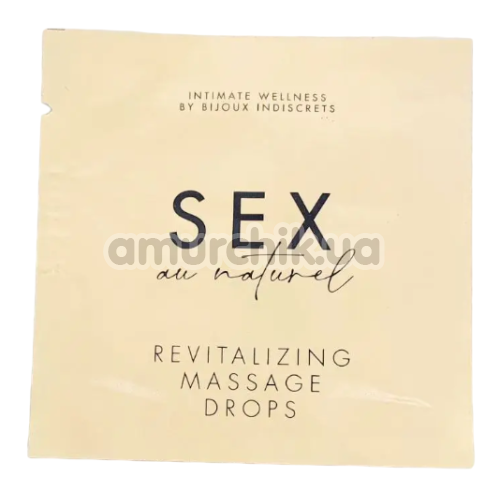 Сыворотка для интимного массажа Bijoux Indiscrets Sex Au Naturel Revitalizing Massage Drops, 1 мл