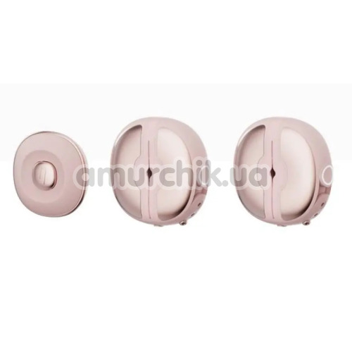 Затискачі на соски з вібрацією Qingnan No.3 Wireless Control Vibrating Nipple Clamps, рожеві