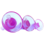 Набор анальных пробок Crystal Jellies Anal Initiation Kit, фиолетовый - Фото №4