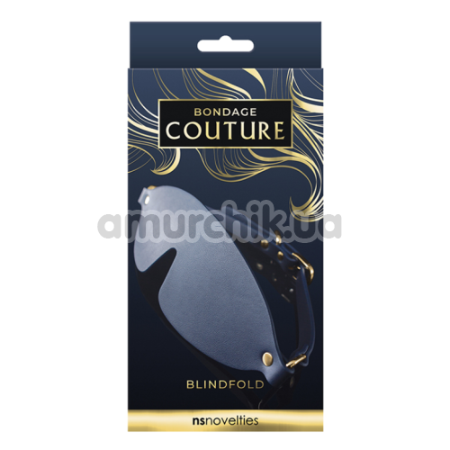 Маска Bondage Couture Blindfold, синяя