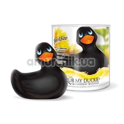 Кліторальний вібратор I Rub My Duckie Classic Black, чорний