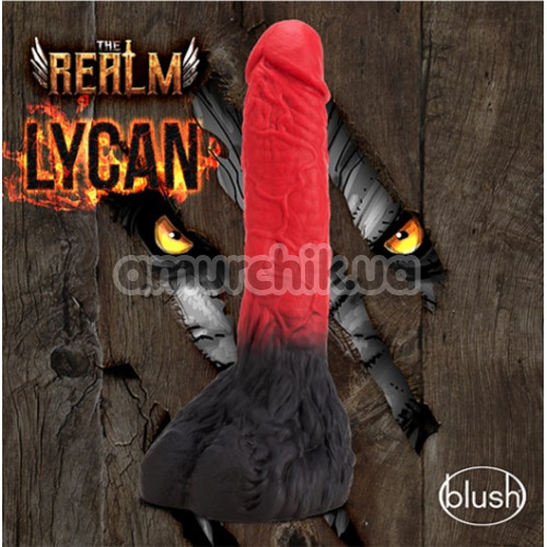 Фаллоимитатор The Realm Lycan, красно-черный