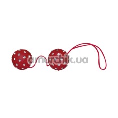 Вагинальные шарики Glamorous Loveballs, красные - Фото №1