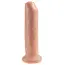 Страпон King Cock Uncut Cock With Strap-On Harness 7, тілесний - Фото №7
