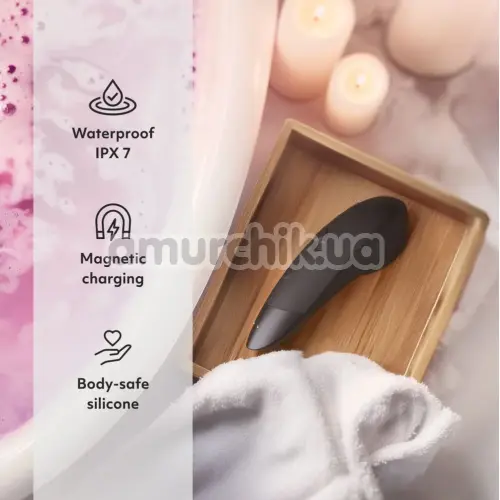 Симулятор орального секса для женщин Womanizer Enhance, черный
