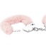 Наручники Fetish Pleasure Fluffy Handcuffs, рожеві - Фото №1