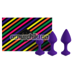 Набор анальных пробок FeelzToys Bibi, фиолетовый - Фото №1
