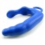 Вібростимулятор простати для чоловіків Mens Pleasure Wand Extra Large, 20 см синій - Фото №6