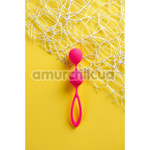 Вагинальные шарики A-Toys Pleasure Balls 764015-2, темно-розовые