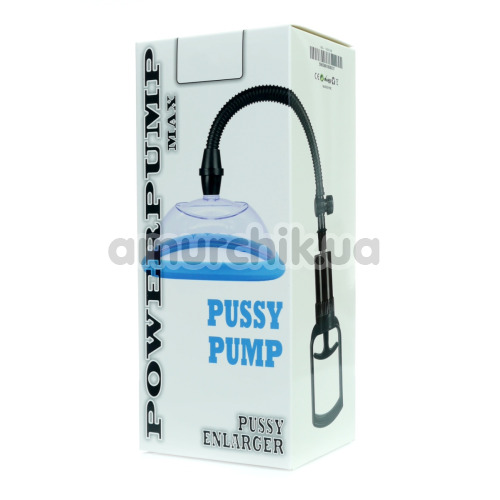 Вакуумна помпа для вагіни Pussy Pump Max, прозрачная