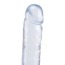 Двуконечный фаллоимитатор Crystal Jellies, 30 см прозрачный - Фото №2