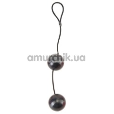 Вагинальные шарики Perfect Balls, черные - Фото №1