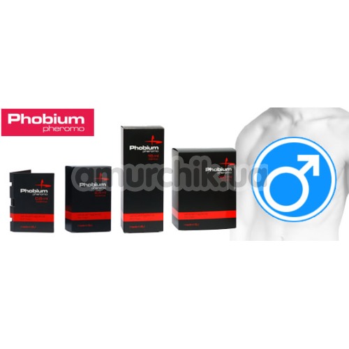 Туалетна вода з феромонами Phobium Pheromo For Men для чоловіків, 2.2 мл