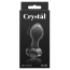 Анальная пробка Crystal Glass Gem, черная - Фото №3