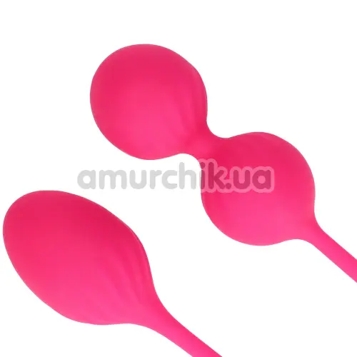 Набор вагинальных шариков Loveline 2 Piece Thumping Kegel Ball Set, розовый