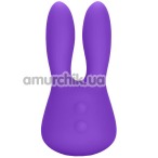 Кліторальний вібратор Silicone Marvelous Bunny, фіолетовий - Фото №1