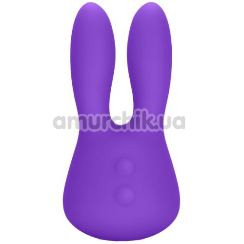 Кліторальний вібратор Silicone Marvelous Bunny, фіолетовий - Фото №1