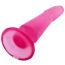 Анальна пробка Butt Plug Hungry з загнутою голівкою, рожева - Фото №4