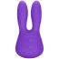 Клиторальный вибратор Silicone Marvelous Bunny, фиолетовый - Фото №2
