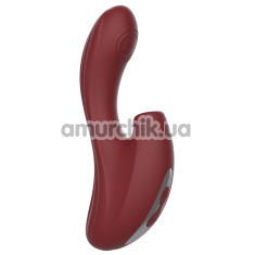 Симулятор орального сексу для жінок з вібрацією Kissen Nymph, бордовий - Фото №1