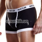 Трусы-боксеры мужские Logo Elastic Cotton/Spandex Trunk черные (модель MH3) - Фото №1