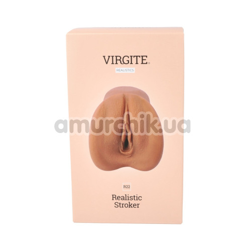 Искусственная вагина Virgite Realistic Stroker R22, телесная
