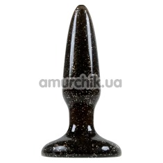 Анальная пробка Starlight Gems Booty Boppers Mini, черная - Фото №1