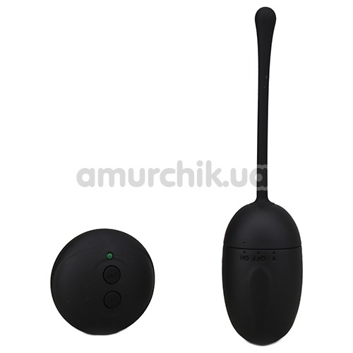 Виброшарик Ultra Seven Remote Control Egg, черный - Фото №1