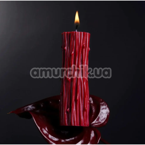 Свічка Upko Low Temperature Wax Candle Blazing Spike, бордова