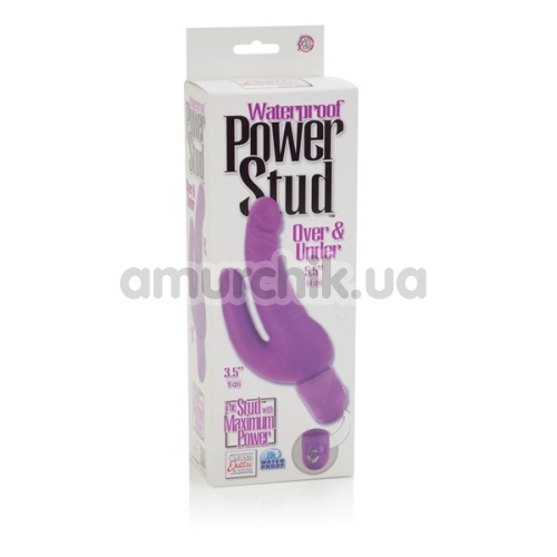 Вибратор Power Stud Over & Under, фиолетовый