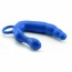 Вібростимулятор простати для чоловіків Mens Pleasure Wand Extra Large, 20 см синій - Фото №5