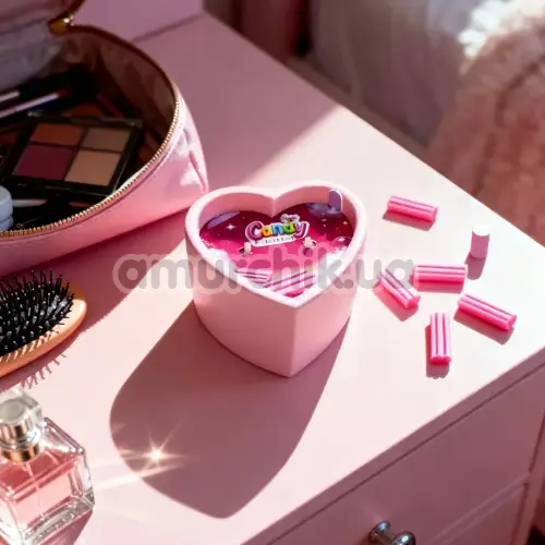 Свеча для массажа Candy Heart Bubble Gum - жвачка, 70 мл