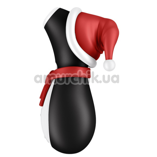 Симулятор орального сексу для жінок Satisfyer Penguin Holiday Edition, чорний