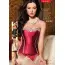 Корсет Shirley Of Hollywood Stretch Satin And Scallop Lace Corset, красный - Фото №6