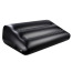 Надувная подушка для секса с фиксаторами Dark Magic Inflatable Pillow With Cuffs, черная - Фото №0
