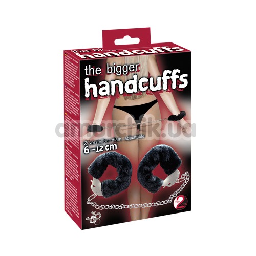 Наручники The Bigger Handcuffs, чорні