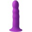 Фаллоимитатор Solid Love Premium Silicone Ribbed Dildo, фиолетовый - Фото №1