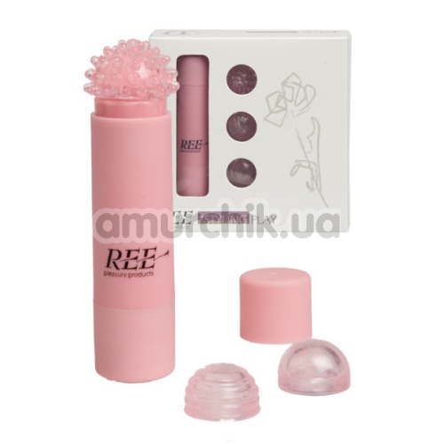 Клиторальный вибратор REE Styling Play, розовый