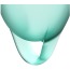 Набір з 2 менструальних чаш Satisfyer Feel Confident, темно-зелений - Фото №5
